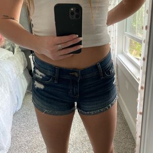 Hollister low rise denim jean short
